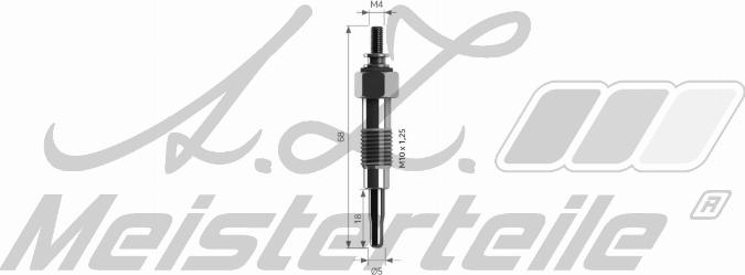 A.Z. Meisterteile AZMT-49-040-1014 - Glow Plug car-mod.net