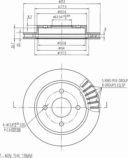 A.Z. Meisterteile AZMT-44-024-1453 - Brake Disc car-mod.net