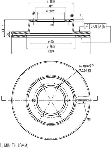 A.Z. Meisterteile AZMT-44-024-1474 - Brake Disc car-mod.net