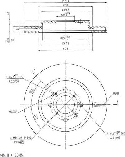 A.Z. Meisterteile AZMT-44-024-2418 - Brake Disc car-mod.net