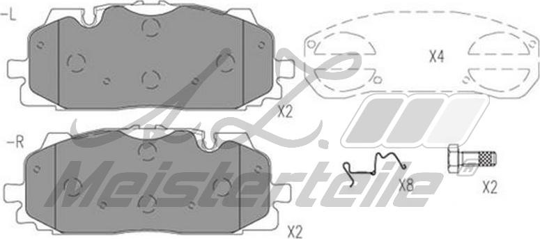A.Z. Meisterteile AZMT-44-022-1995 - Brake Pad Set, disc brake car-mod.net