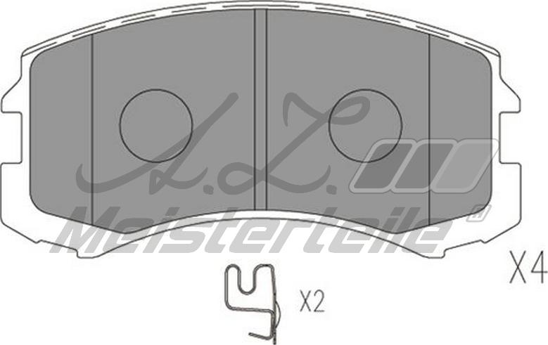 A.Z. Meisterteile AZMT-44-022-1951 - Brake Pad Set, disc brake car-mod.net
