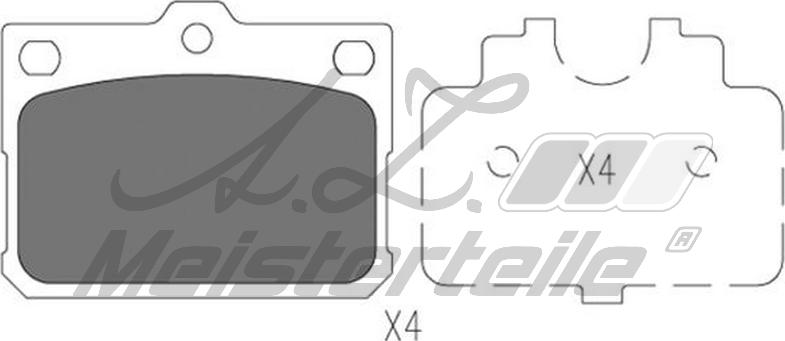 A.Z. Meisterteile AZMT-44-022-1936 - Brake Pad Set, disc brake car-mod.net