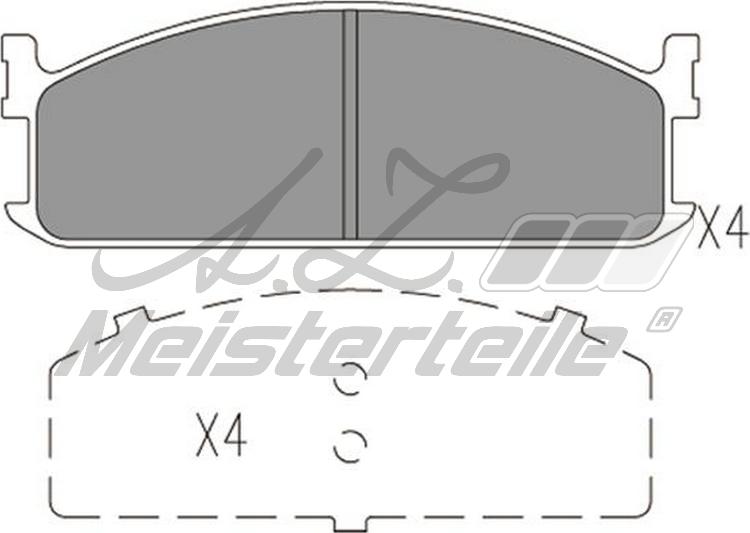 A.Z. Meisterteile AZMT-44-022-1922 - Brake Pad Set, disc brake car-mod.net