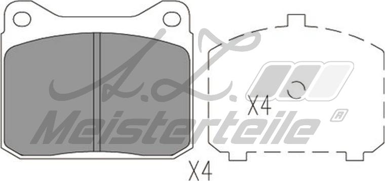 A.Z. Meisterteile AZMT-44-022-1744 - Brake Pad Set, disc brake car-mod.net