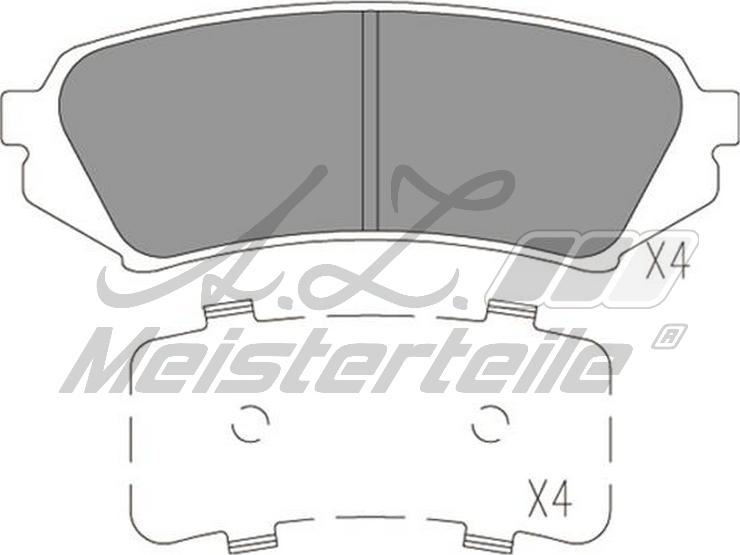 A.Z. Meisterteile AZMT-44-022-1700 - Brake Pad Set, disc brake car-mod.net