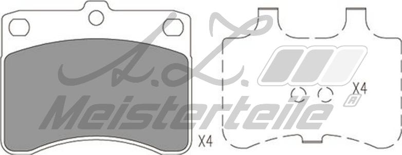 A.Z. Meisterteile AZMT-44-022-1727 - Brake Pad Set, disc brake car-mod.net