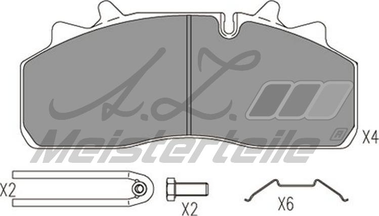 A.Z. Meisterteile AZMT-44-022-2449 - Brake Pad Set, disc brake car-mod.net