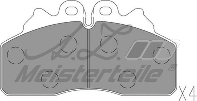A.Z. Meisterteile AZMT-44-022-2435 - Brake Pad Set, disc brake car-mod.net