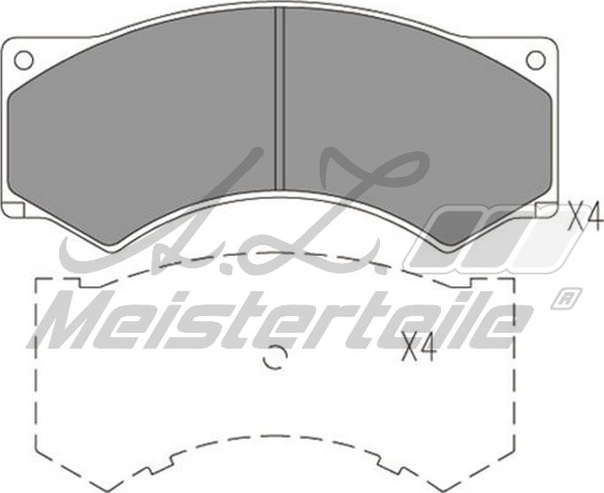 A.Z. Meisterteile AZMT-44-022-2353 - Brake Pad Set, disc brake car-mod.net