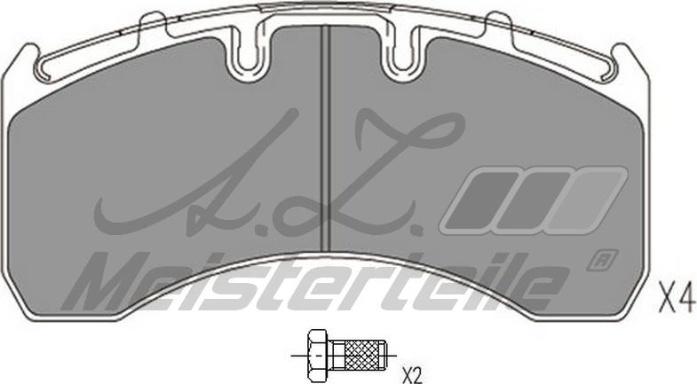 A.Z. Meisterteile AZMT-44-022-2368 - Brake Pad Set, disc brake car-mod.net