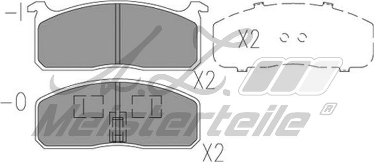 A.Z. Meisterteile AZMT-44-022-2241 - Brake Pad Set, disc brake car-mod.net