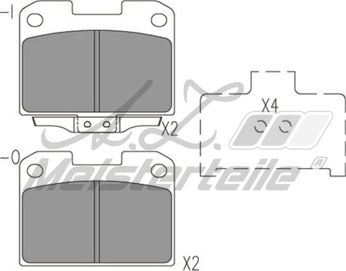 A.Z. Meisterteile AZMT-44-022-2259 - Brake Pad Set, disc brake car-mod.net