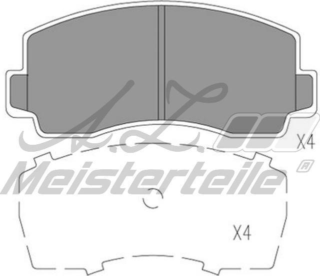 A.Z. Meisterteile AZMT-44-022-2210 - Brake Pad Set, disc brake car-mod.net