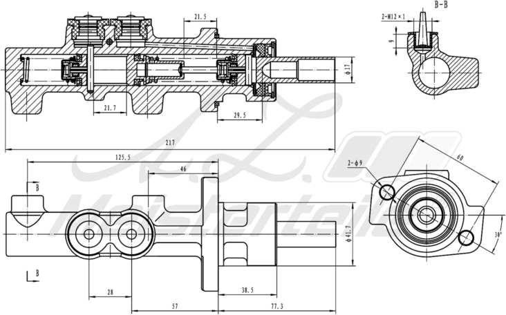 A.Z. Meisterteile AZMT-44-110-1014 - Brake Master Cylinder car-mod.net
