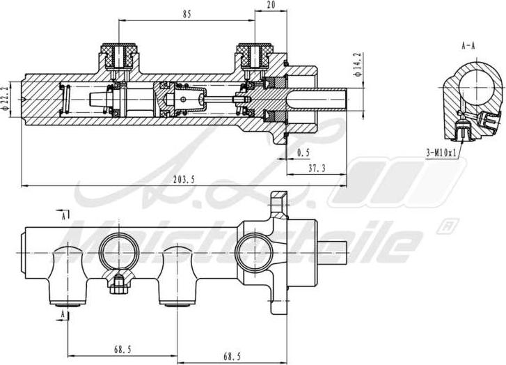 A.Z. Meisterteile AZMT-44-110-1031 - Brake Master Cylinder car-mod.net