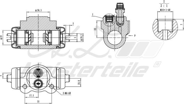 A.Z. Meisterteile AZMT-44-111-1131 - Wheel Brake Cylinder car-mod.net
