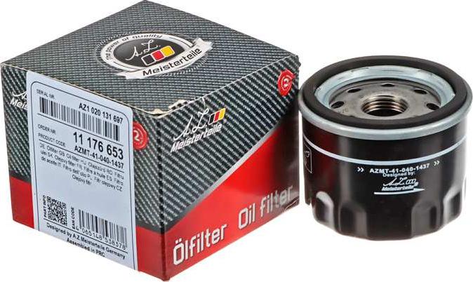 A.Z. Meisterteile AZMT-41-040-1437 - Oil Filter car-mod.net