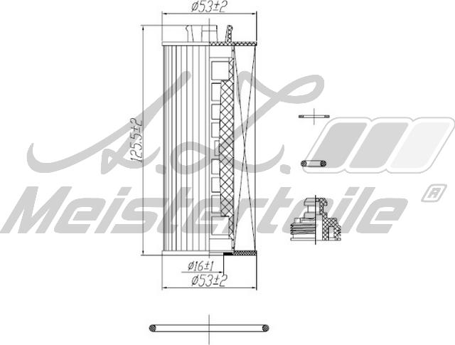 A.Z. Meisterteile AZMT-41-040-1343 - Oil Filter car-mod.net