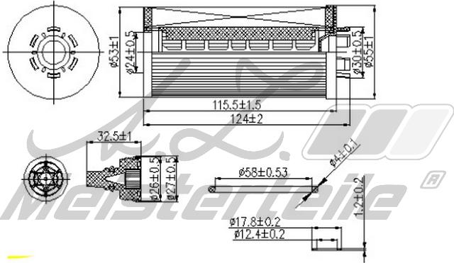 A.Z. Meisterteile AZMT-41-040-1342 - Oil Filter car-mod.net