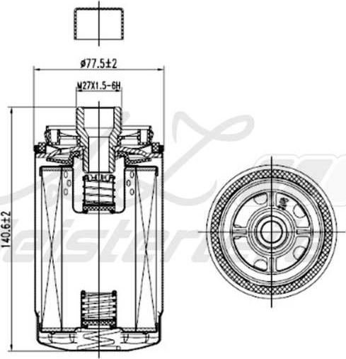 A.Z. Meisterteile AZMT-41-040-1315 - Oil Filter car-mod.net