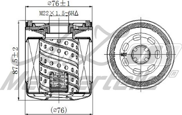 A.Z. Meisterteile AZMT-41-040-1334 - Oil Filter car-mod.net