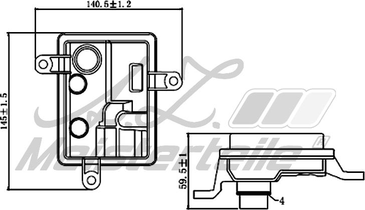 A.Z. Meisterteile AZMT-41-050-1091 - Hydraulic Filter, automatic transmission car-mod.net