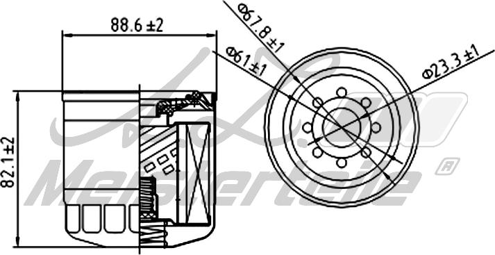 A.Z. Meisterteile AZMT-41-050-1098 - Hydraulic Filter, automatic transmission car-mod.net