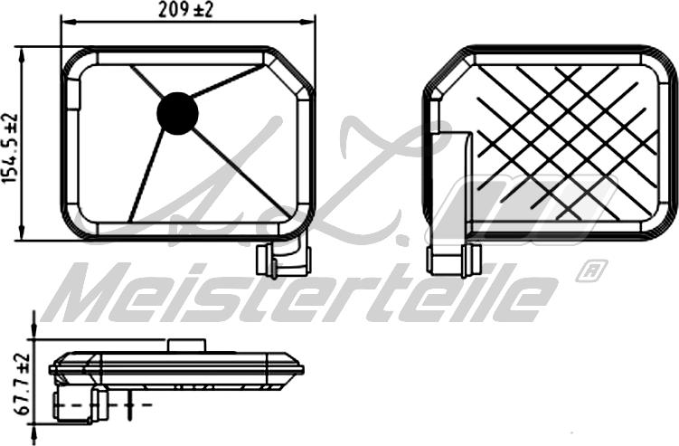 A.Z. Meisterteile AZMT-41-050-1092 - Hydraulic Filter, automatic transmission car-mod.net