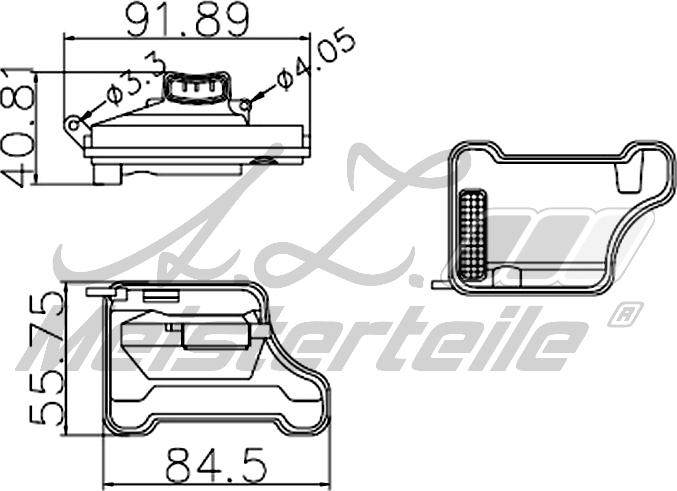 A.Z. Meisterteile AZMT-41-050-1057 - Hydraulic Filter, automatic transmission car-mod.net