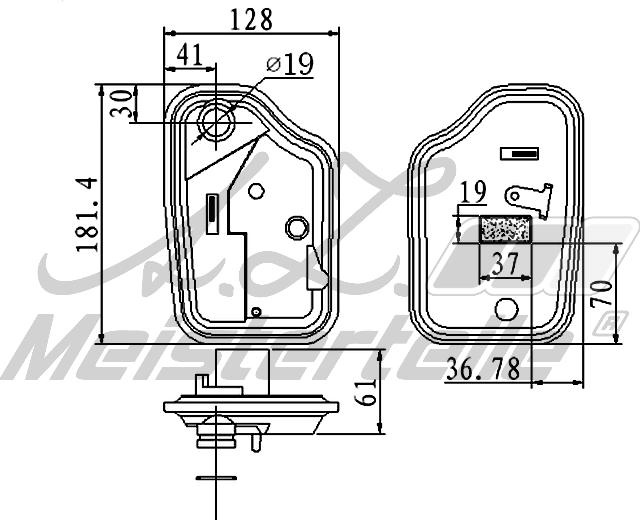 A.Z. Meisterteile AZMT-41-050-1067 - Hydraulic Filter, automatic transmission car-mod.net
