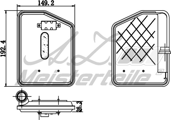A.Z. Meisterteile AZMT-41-050-1078 - Hydraulic Filter, automatic transmission car-mod.net