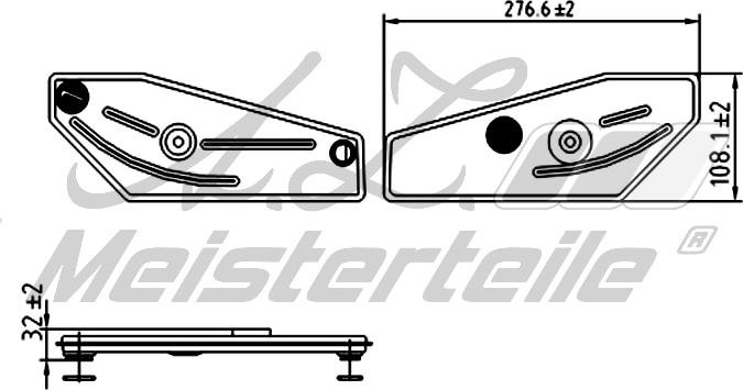 A.Z. Meisterteile AZMT-41-050-1151 - Hydraulic Filter, automatic transmission car-mod.net