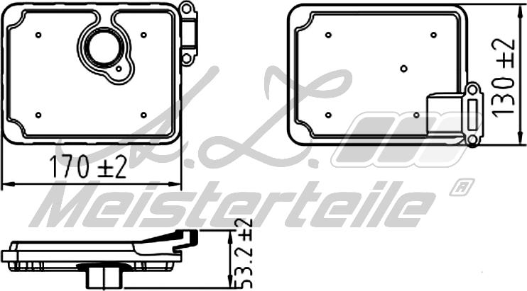 A.Z. Meisterteile AZMT-41-050-1111 - Hydraulic Filter, automatic transmission car-mod.net