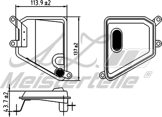A.Z. Meisterteile AZMT-41-050-1131 - Hydraulic Filter, automatic transmission car-mod.net