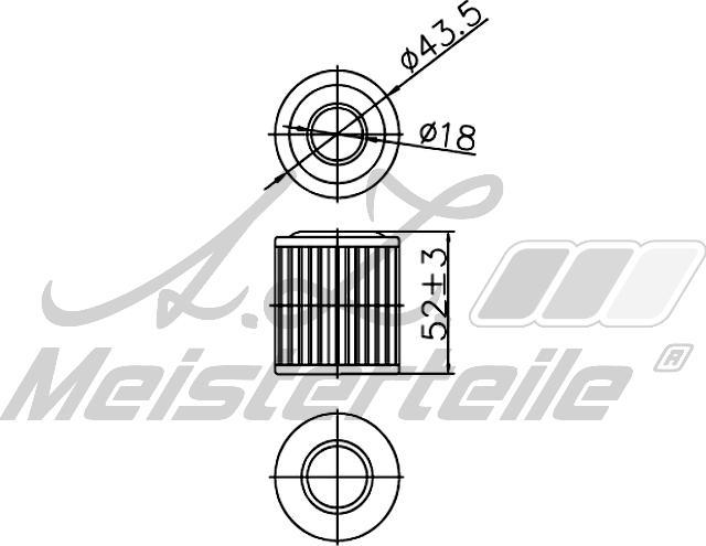 A.Z. Meisterteile AZMT-41-050-1123 - Hydraulic Filter, automatic transmission car-mod.net