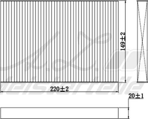 A.Z. Meisterteile AZMT-41-010-1468 - Filter, interior air car-mod.net