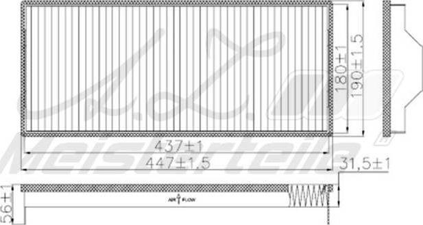 A.Z. Meisterteile AZMT-41-010-1481 - Filter, interior air car-mod.net