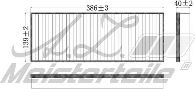 A.Z. Meisterteile AZMT-41-010-1590 - Filter, interior air car-mod.net