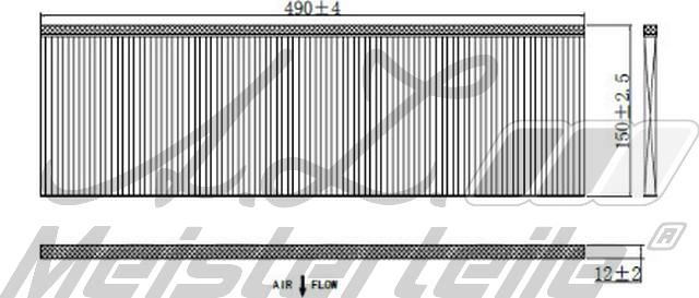 A.Z. Meisterteile AZMT-41-010-1506 - Filter, interior air car-mod.net