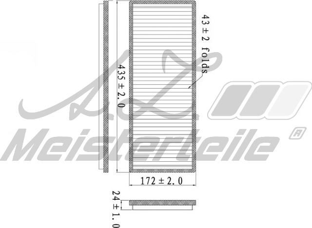A.Z. Meisterteile AZMT-41-010-1501 - Filter, interior air car-mod.net
