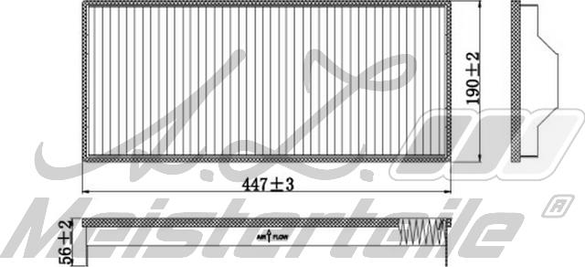 A.Z. Meisterteile AZMT-41-010-1502 - Filter, interior air car-mod.net