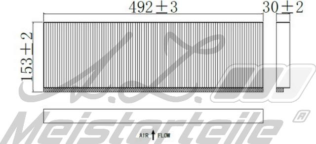 A.Z. Meisterteile AZMT-41-010-1507 - Filter, interior air car-mod.net