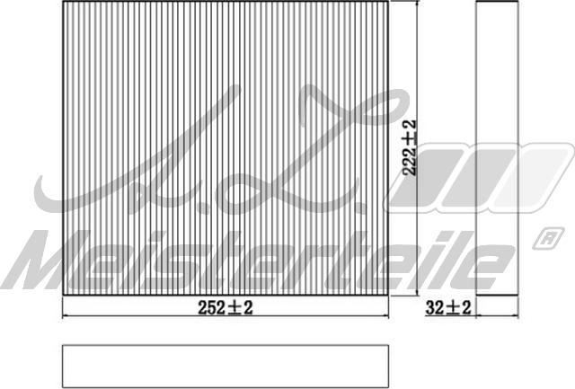 A.Z. Meisterteile AZMT-41-010-1530 - Filter, interior air car-mod.net