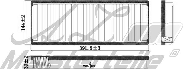 A.Z. Meisterteile AZMT-41-010-1525 - Filter, interior air car-mod.net