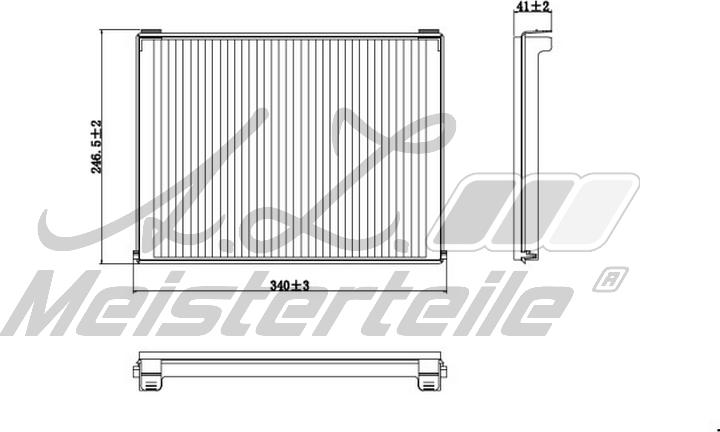 A.Z. Meisterteile AZMT-41-010-1618 - Filter, interior air car-mod.net