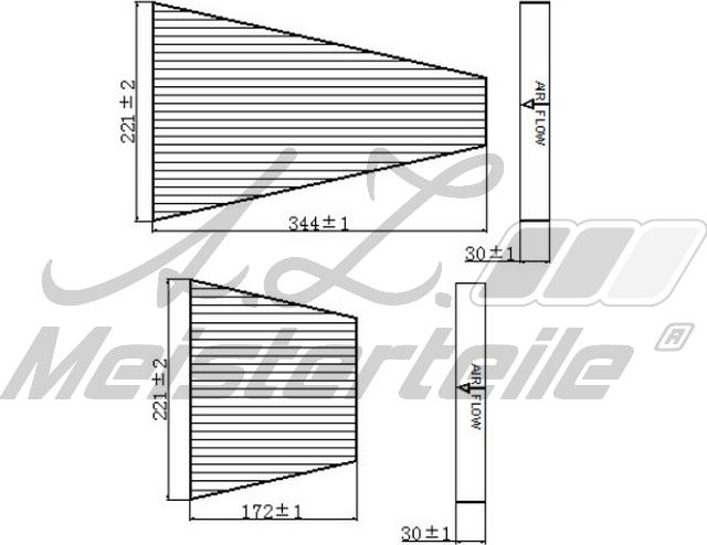 A.Z. Meisterteile AZMT-41-010-1630 - Filter, interior air car-mod.net