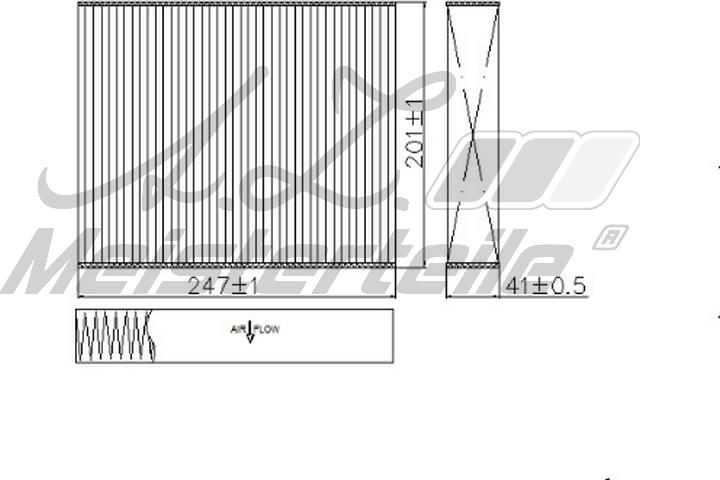 A.Z. Meisterteile AZMT-41-010-1793 - Filter, interior air car-mod.net