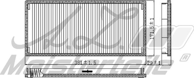 A.Z. Meisterteile AZMT-41-010-1746 - Filter, interior air car-mod.net