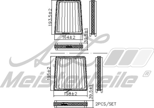 A.Z. Meisterteile AZMT-41-010-1747 - Filter, interior air car-mod.net